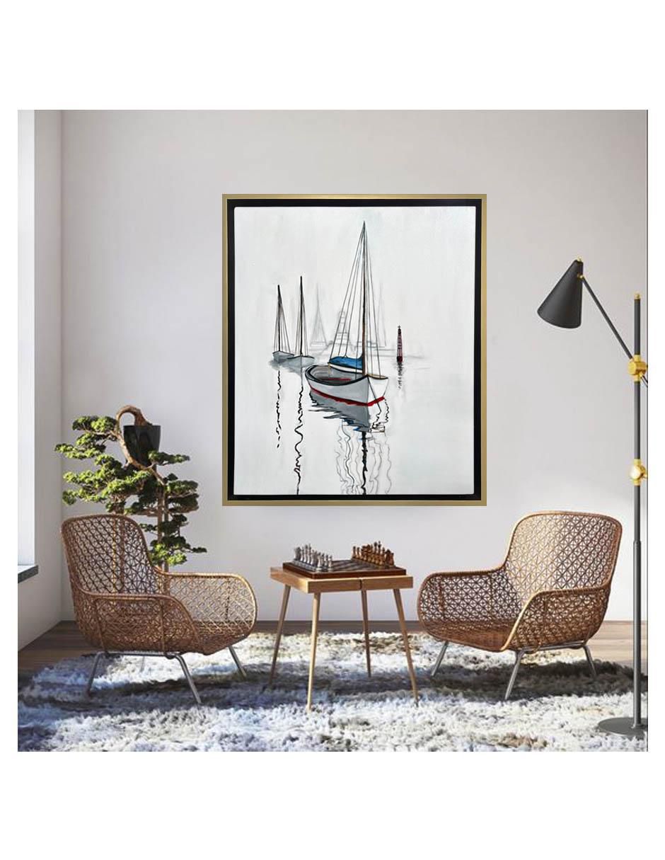 Pintura Velero III técnica acrílico Veleros 2