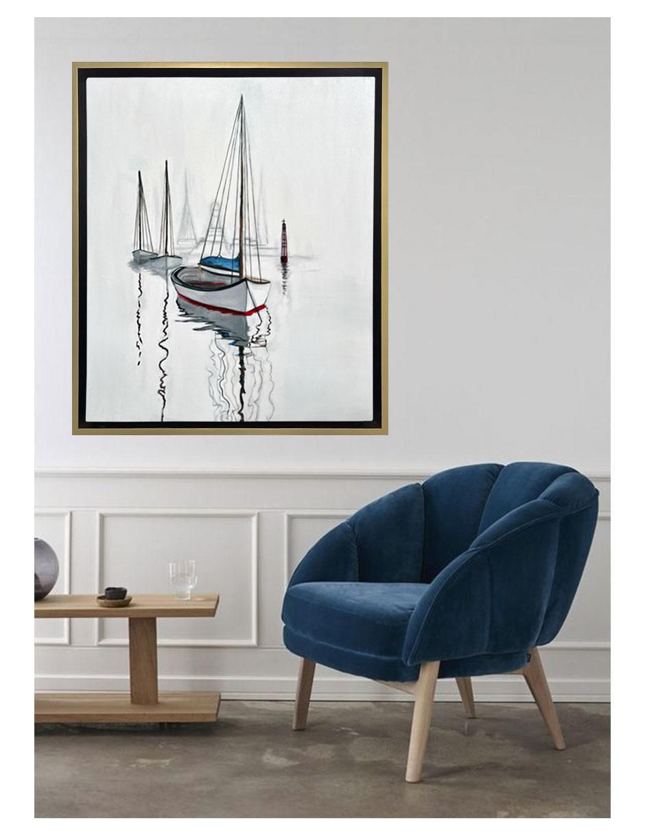 Pintura Velero III técnica acrílico Veleros 3