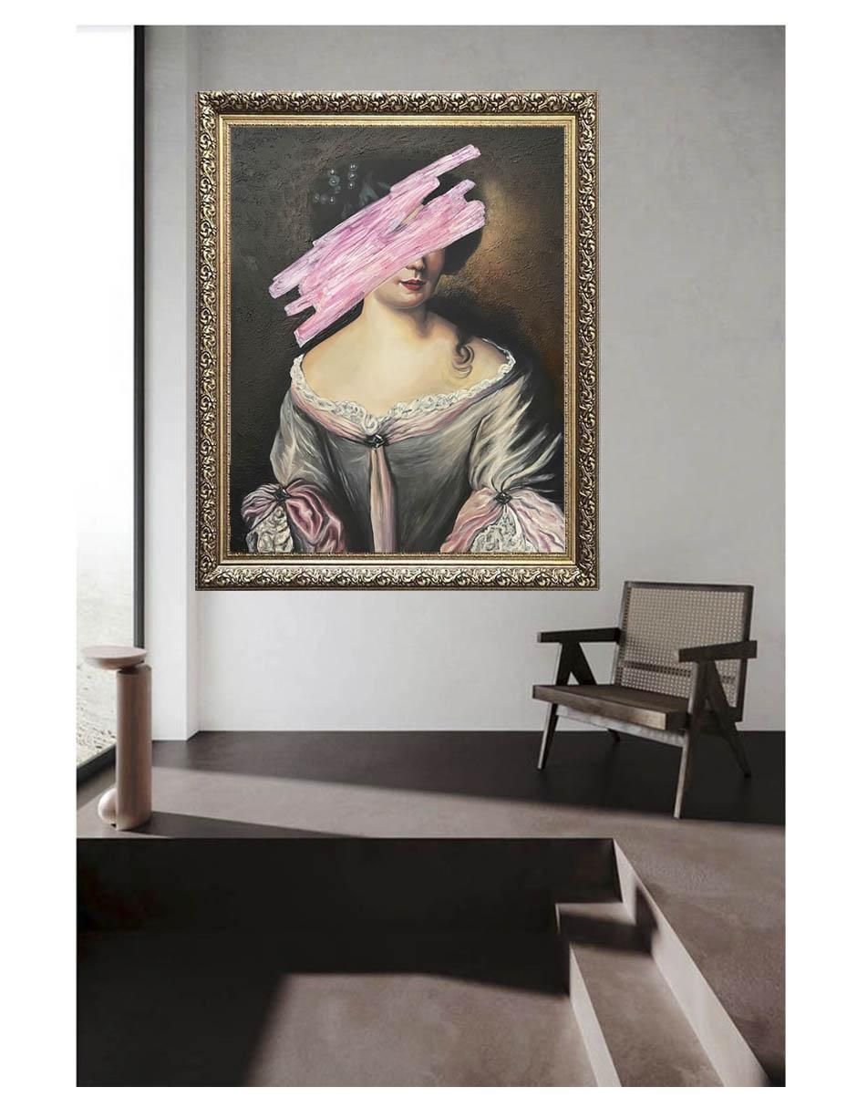 Pintura Maria Mancini en otros tiempos técnica óleo Surrealismo 3