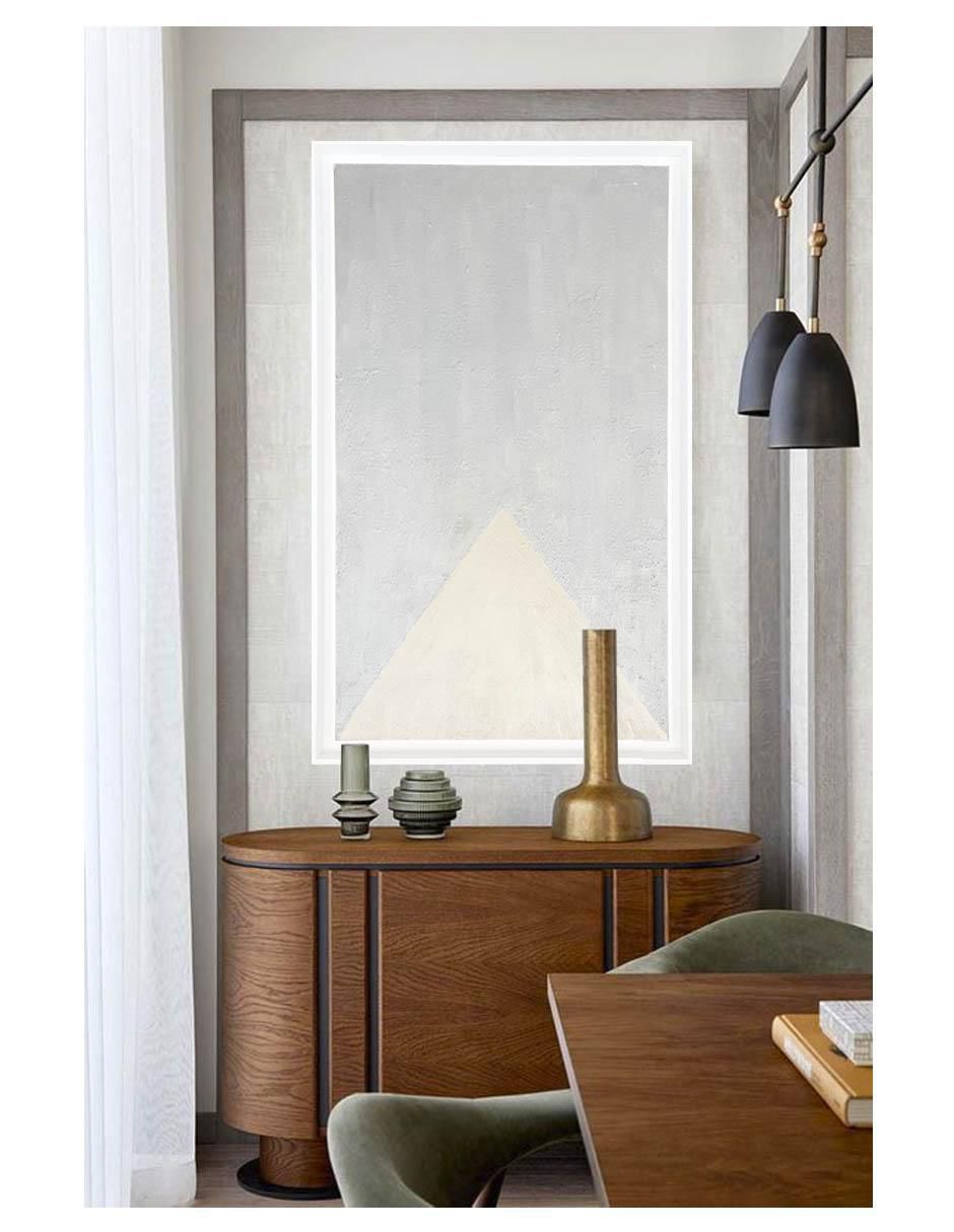 Pintura White Triangle técnica acrílico 4