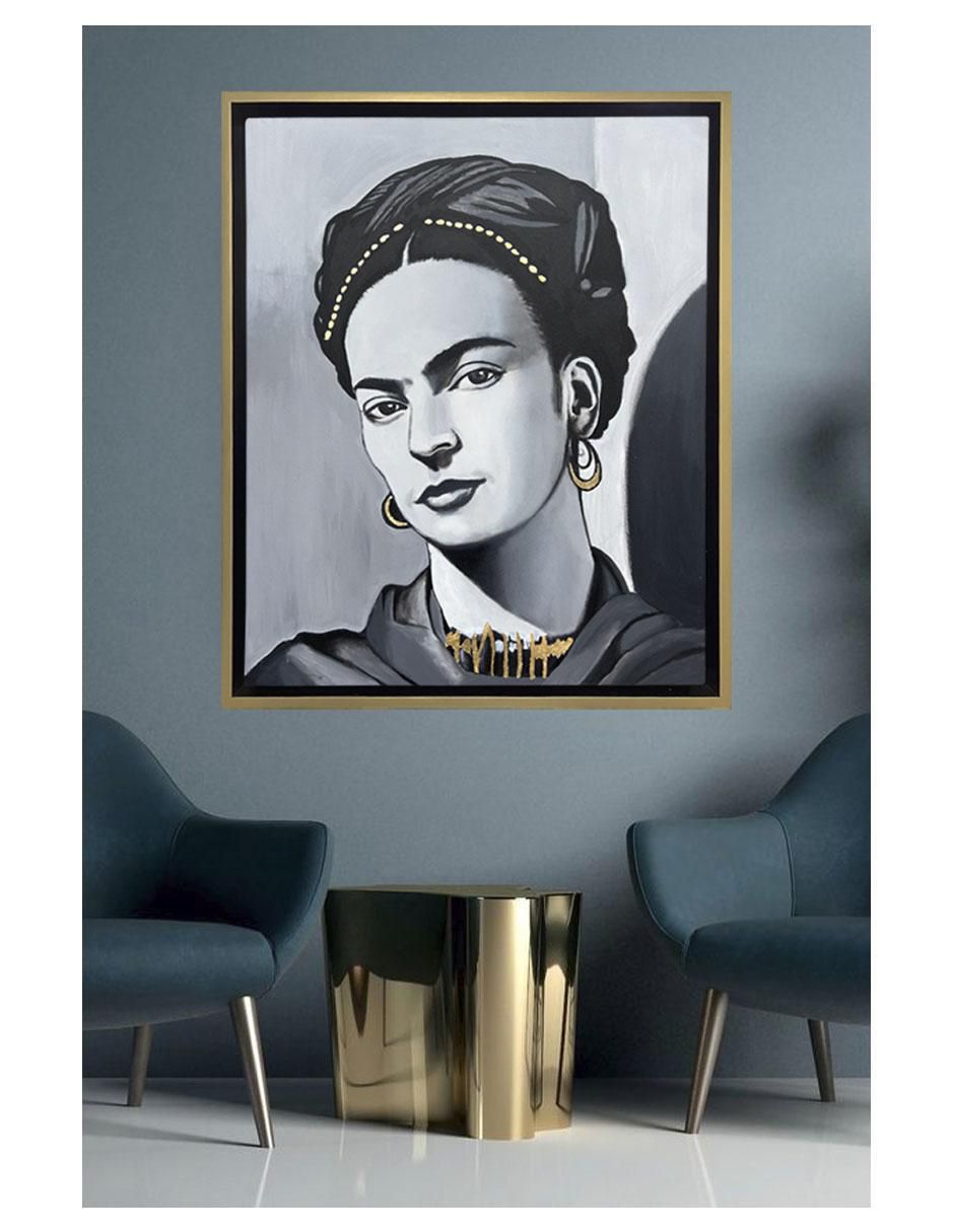Pintura Frida Kahlo técnica acrílico Frida 2