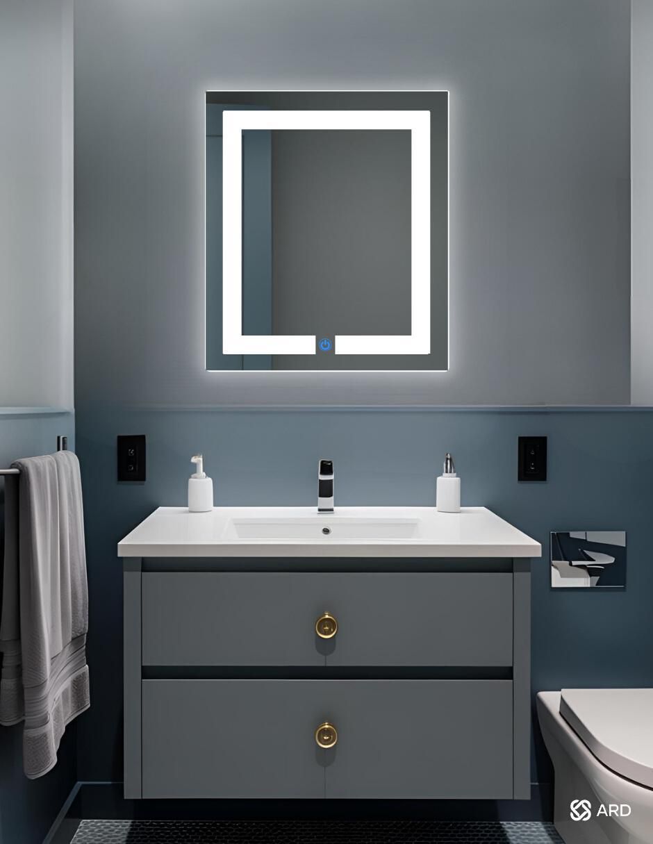 Espejo rectangular para baño con luz led Luminous Glass 6