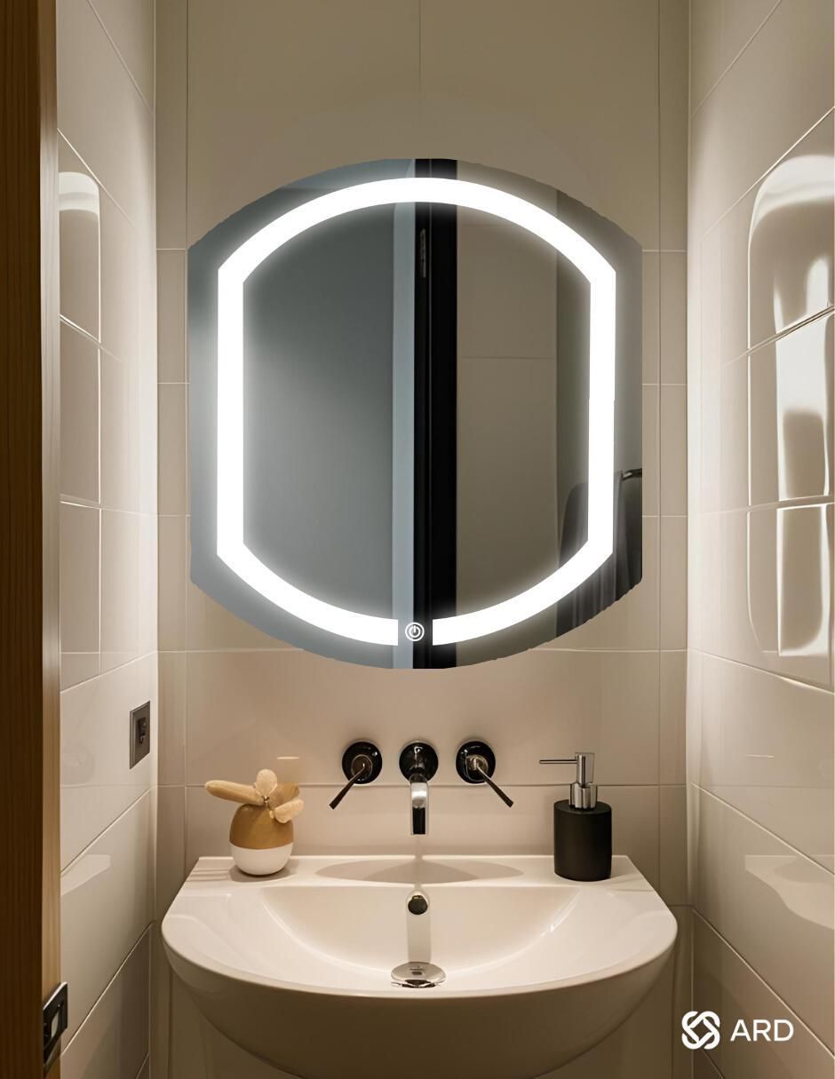 Espejo ovalado para baño con luz led Luminous Capsule 6