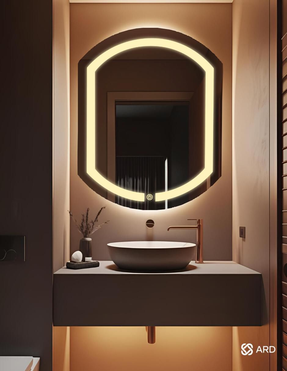 Espejo ovalado para baño con luz Led Luminous Capsule 4
