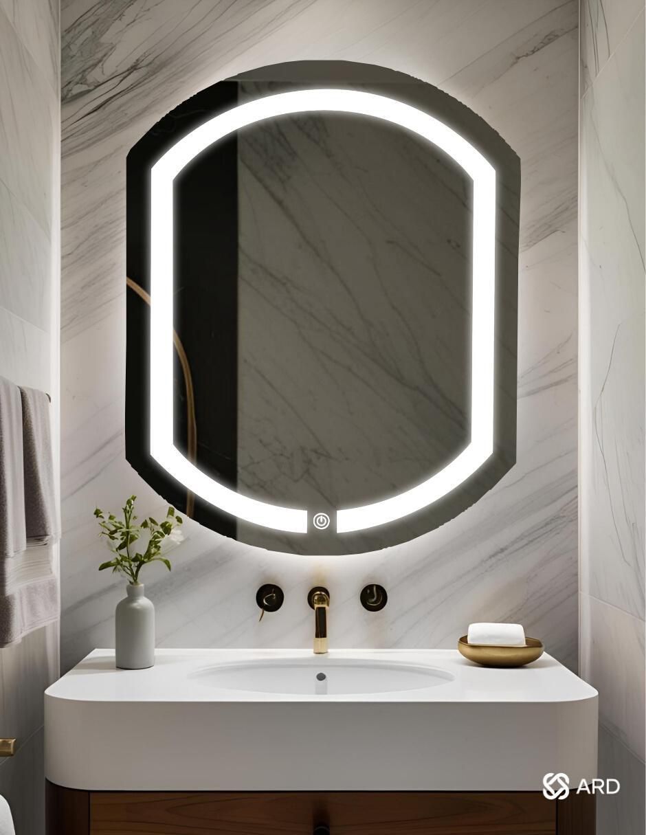 Espejo ovalado para baño con luz Led Luminous Capsule 5