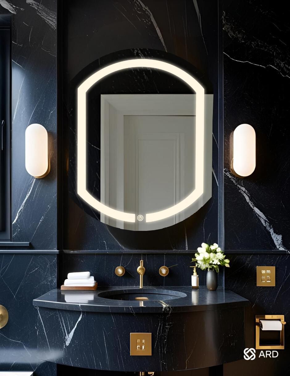 Espejo ovalado para baño con luz Led Luminous Capsule 6