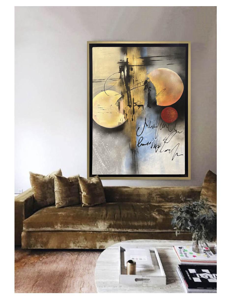 Pintura Eclipse técnica acrílico 2