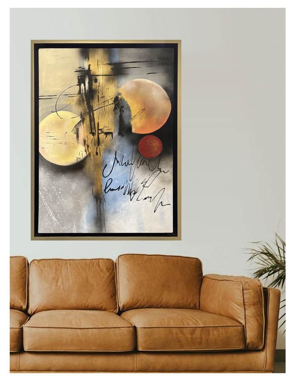 Pintura Eclipse técnica acrílico 3