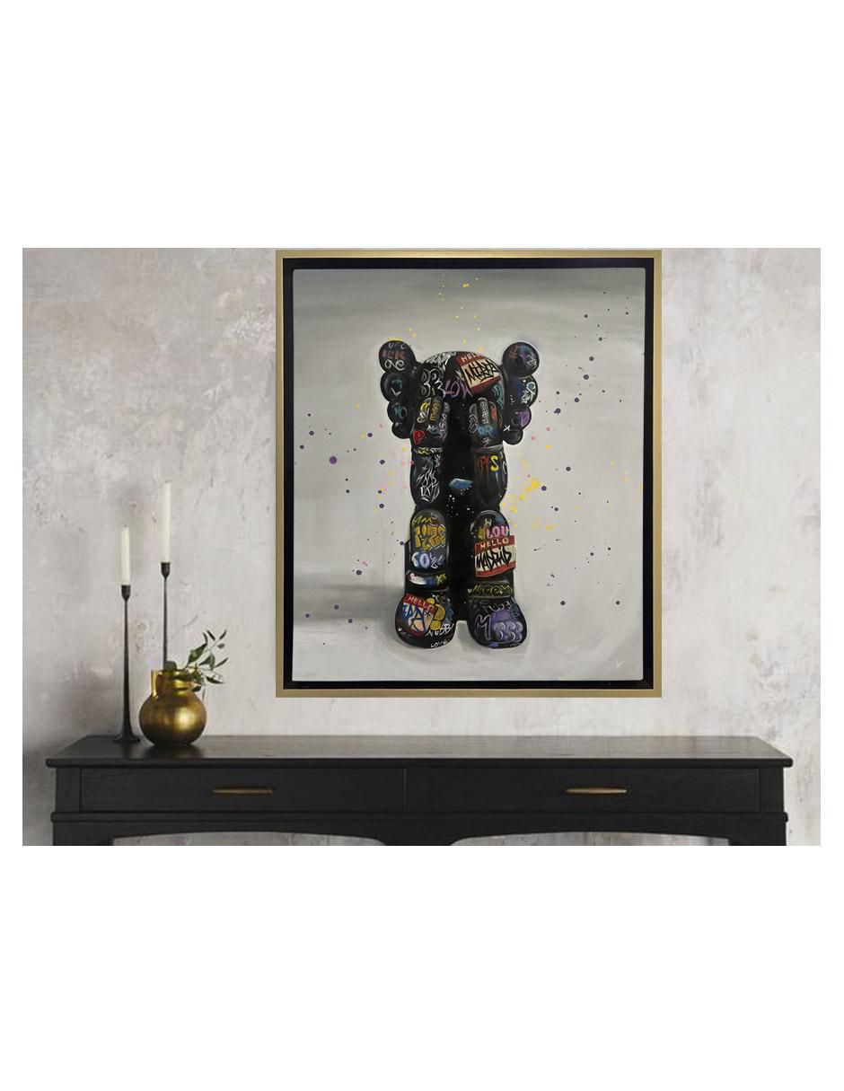 Pintura Kawsk B técnica mixta Kaws 3