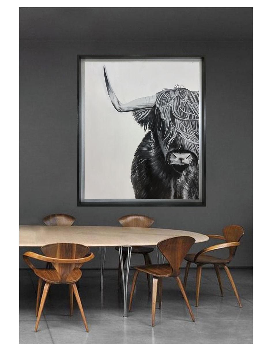 Pintura Buffalo técnica acrílico AnimalArt 5