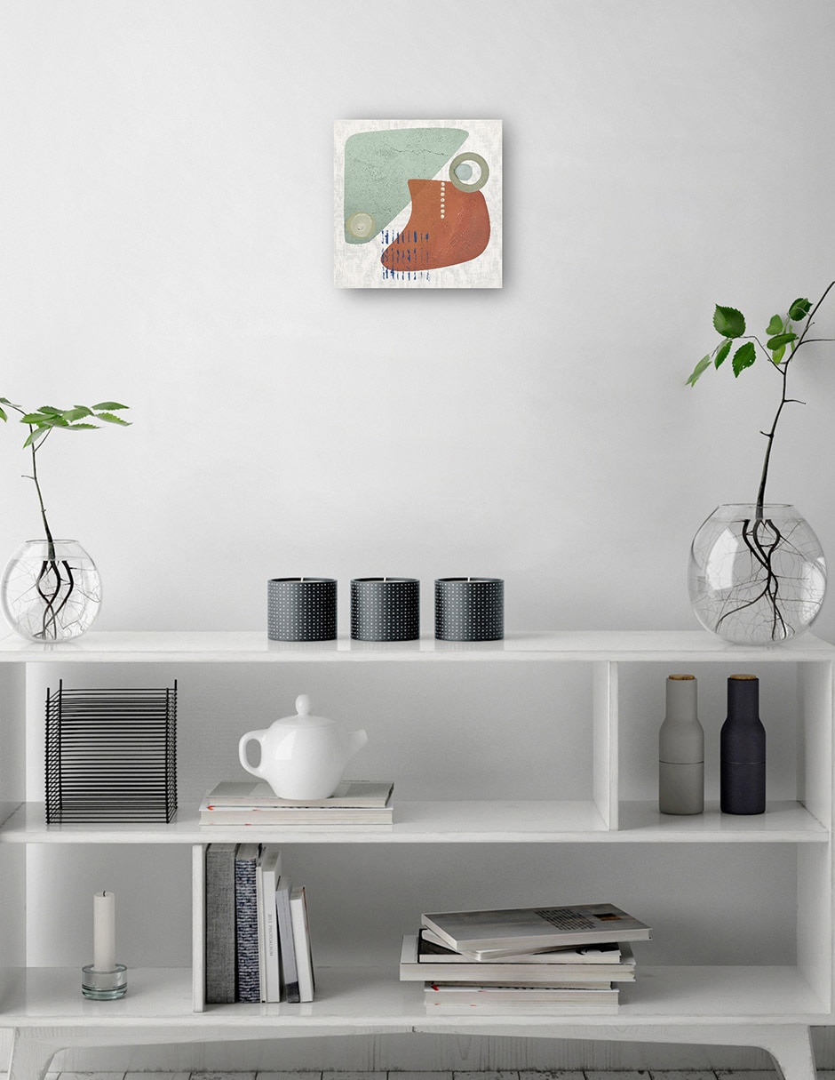 Cuadro decorativo Modogo IV técnica mixta Formas 6