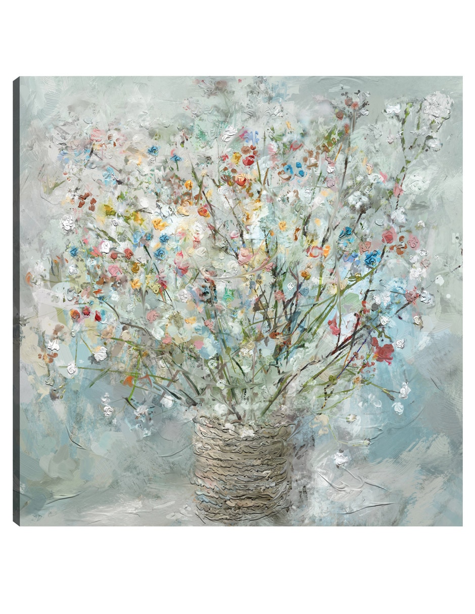 Cuadro decorativo Flores del campo I técnica mixta Floral