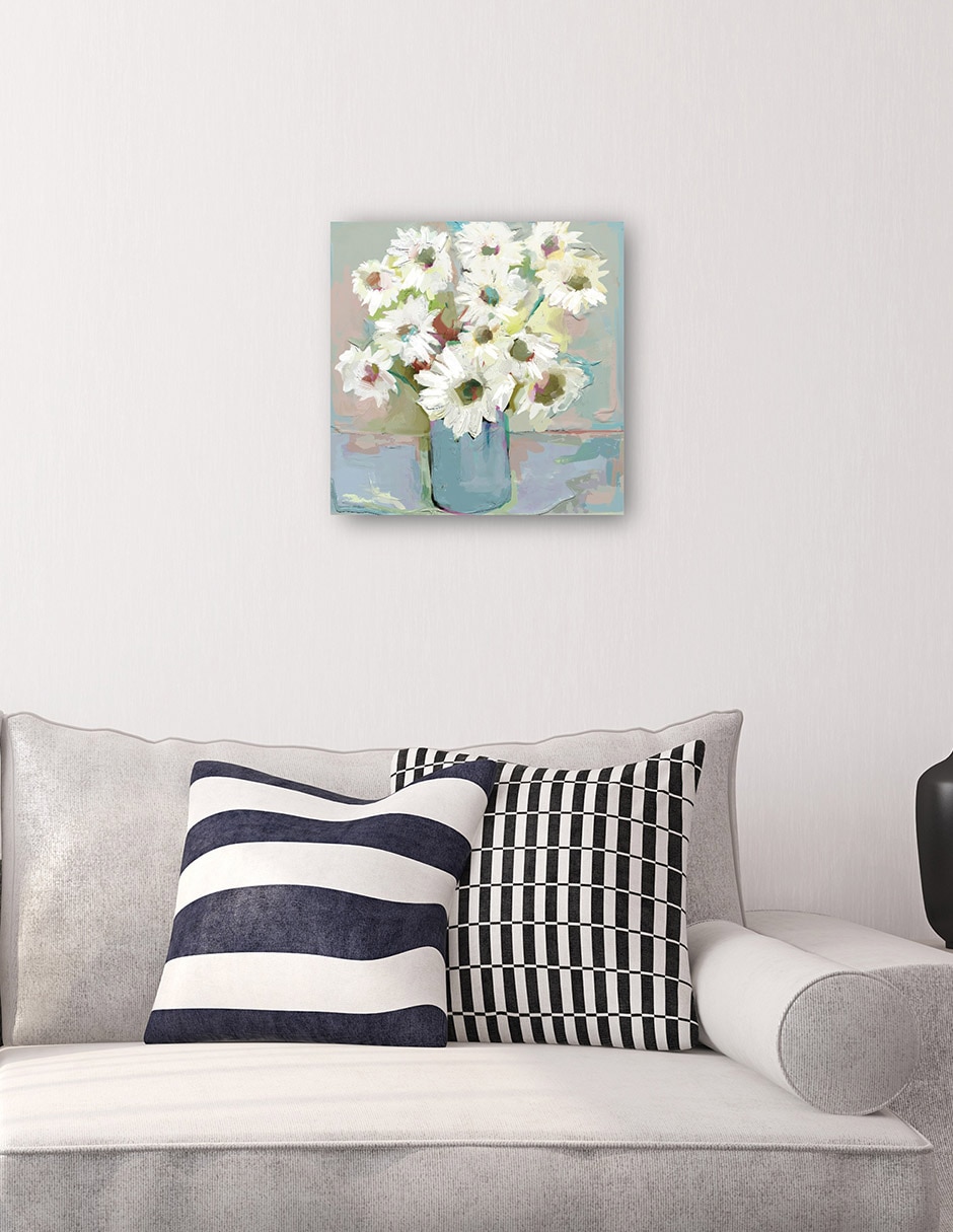 Cuadro decorativo técnica mixta Floral 4
