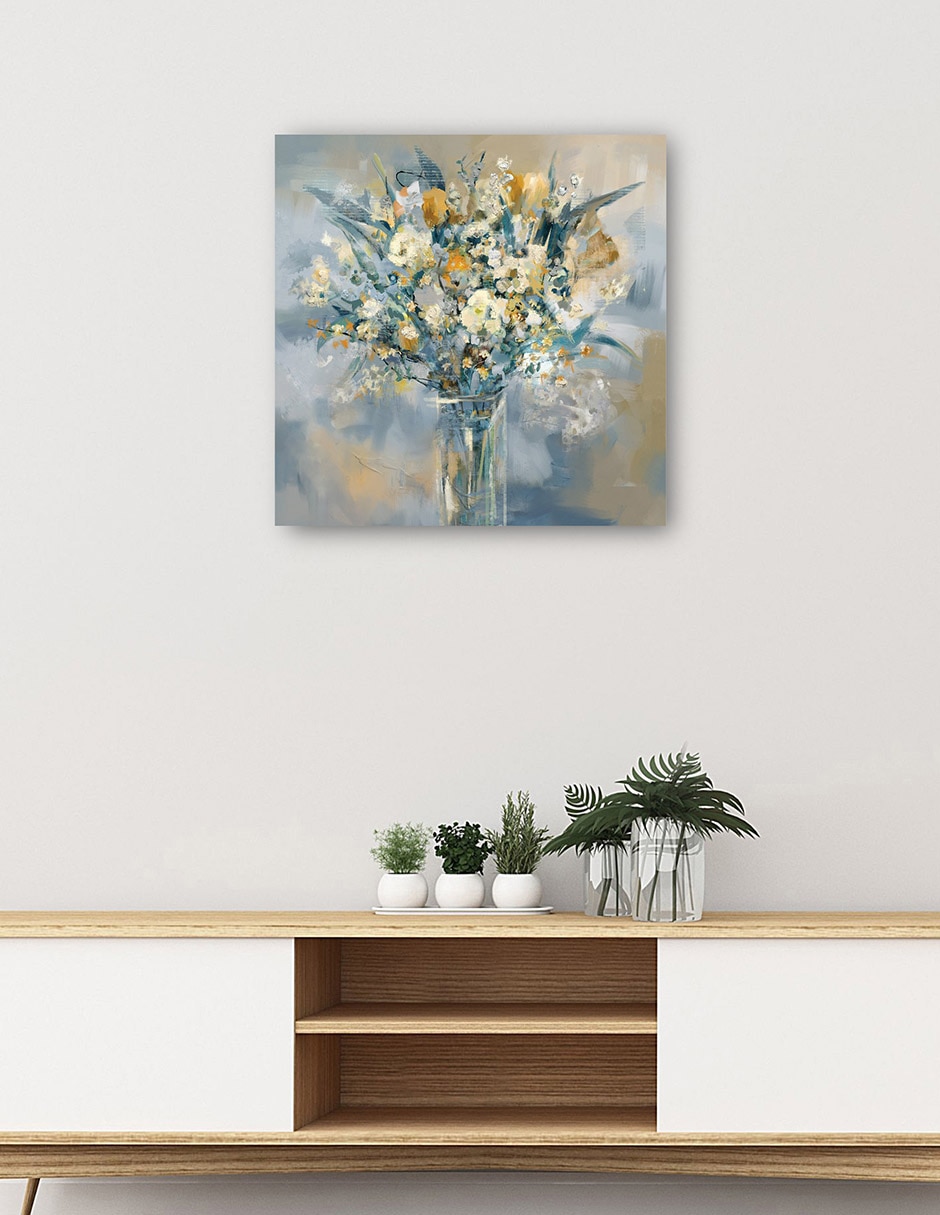 Cuadro decorativo Soho I técnica mixta Floreros 3
