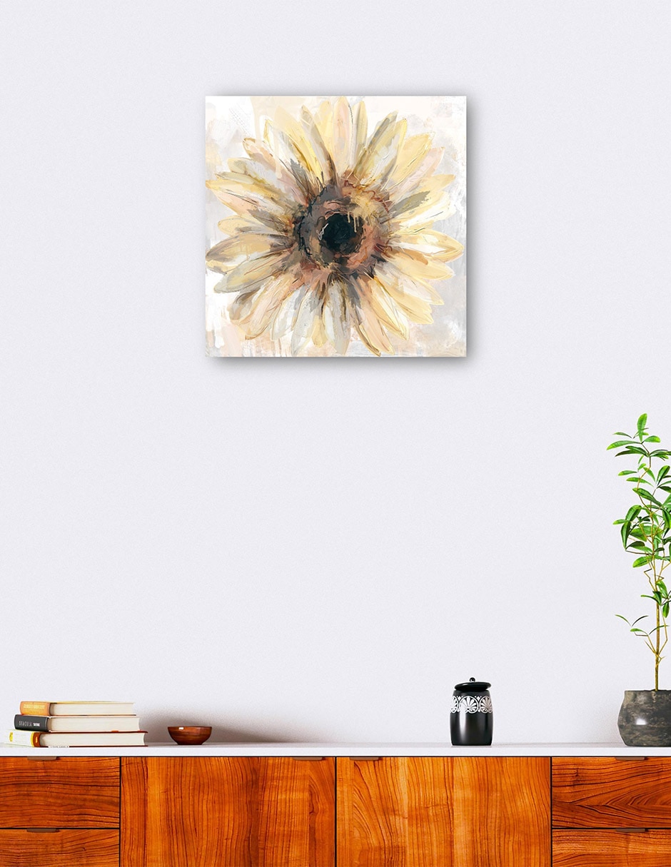 Cuadro decorativo Soleado técnica mixta Girasoles 2