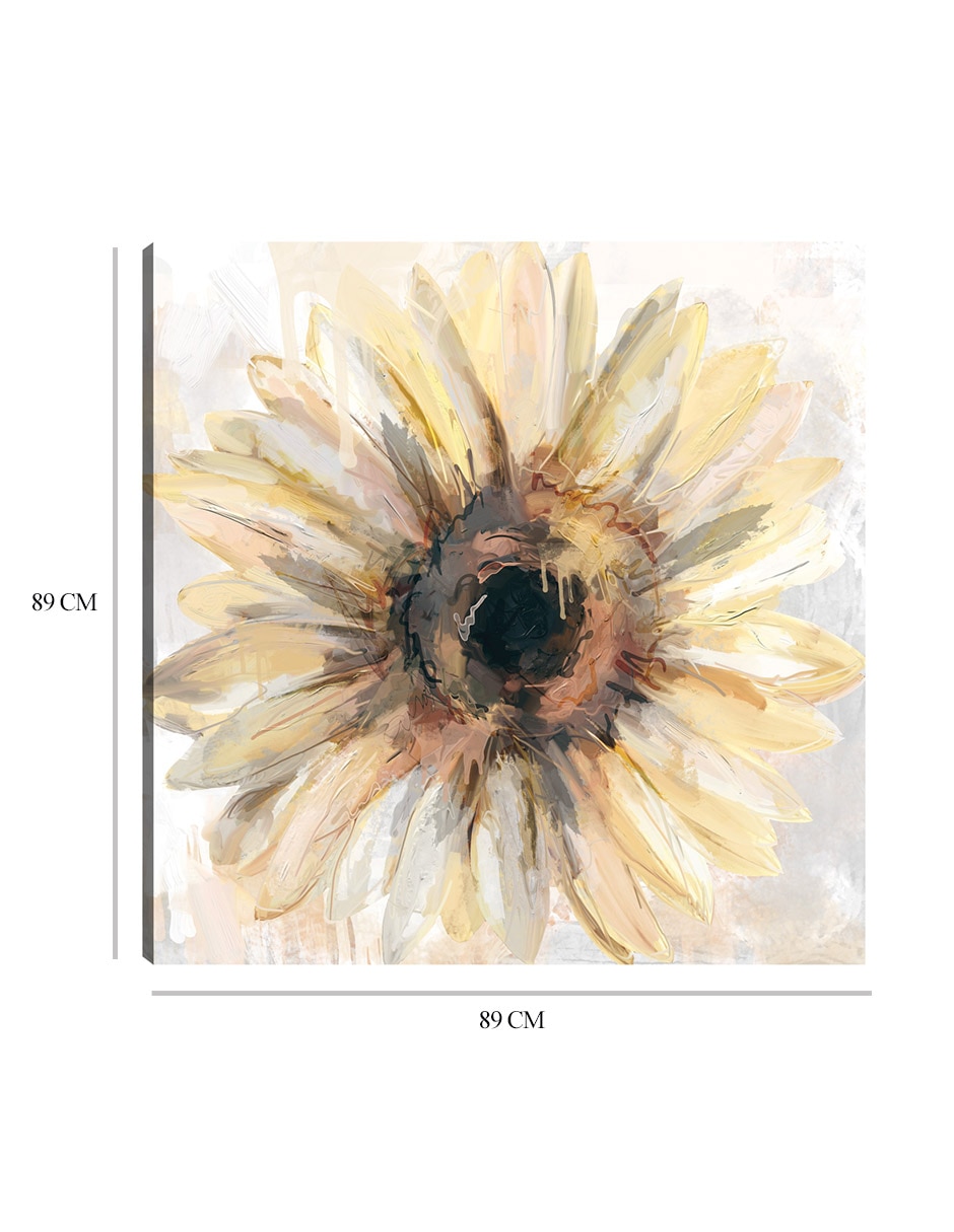 Cuadro decorativo Soleado técnica mixta Girasoles 9