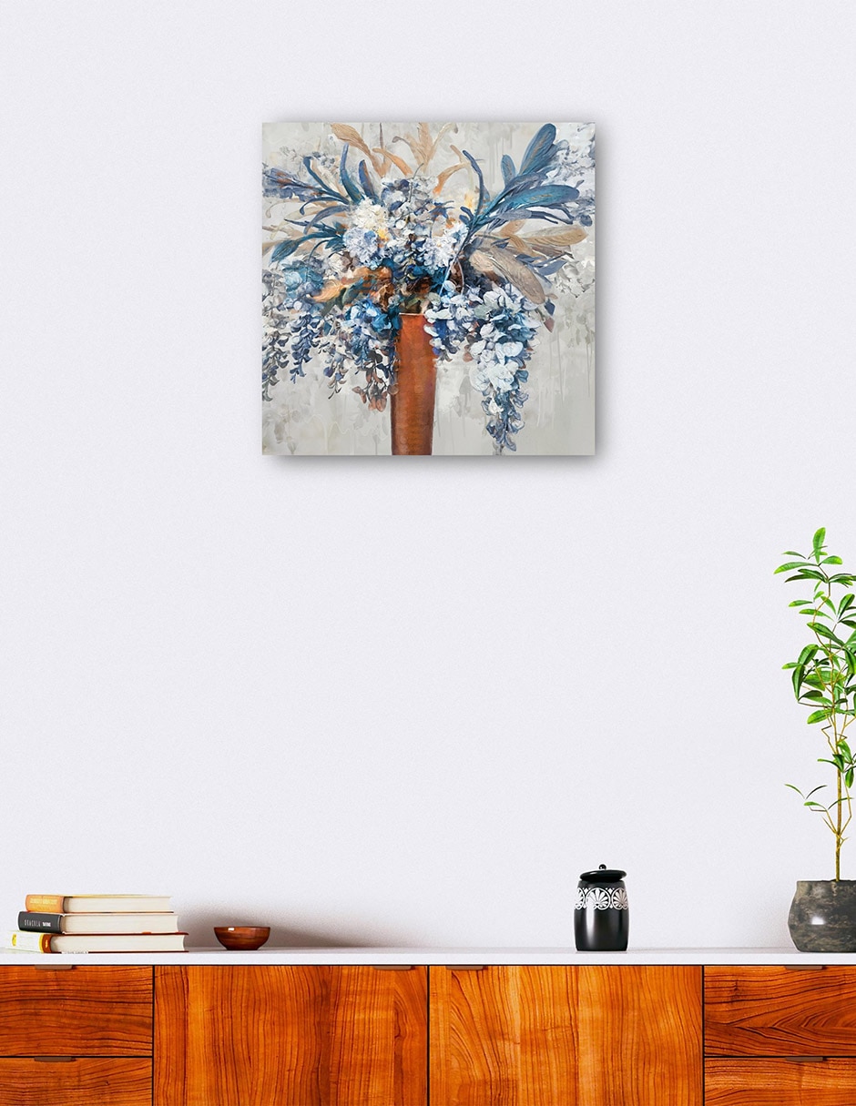 Cuadro decorativo Selección natural técnica mixta Floreros 2