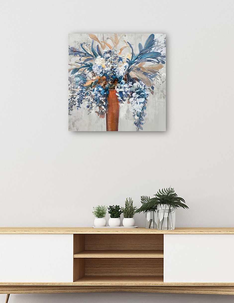 Cuadro decorativo Selección natural técnica mixta Floreros 3