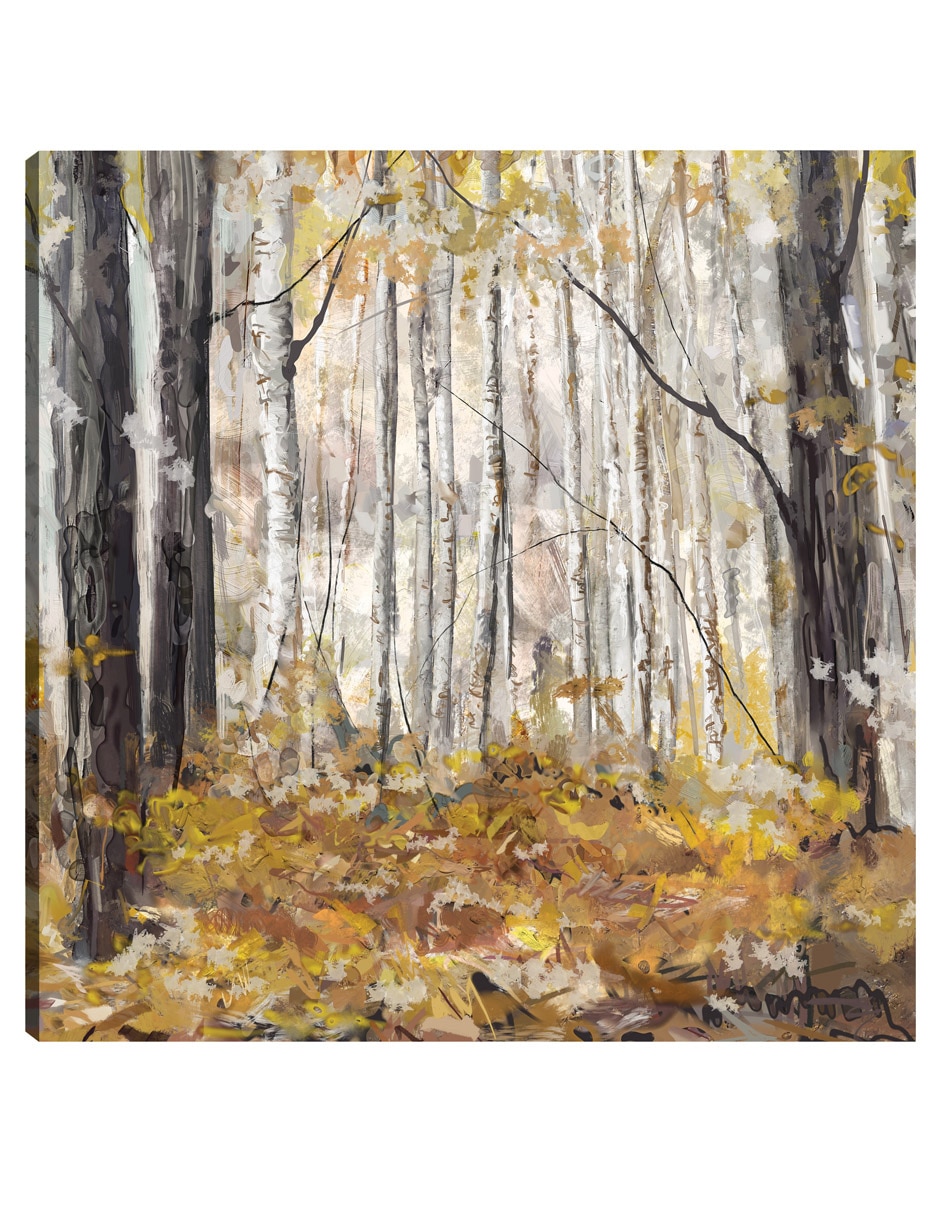 Cuadro decorativo Silencio técnica mixta Otoño
