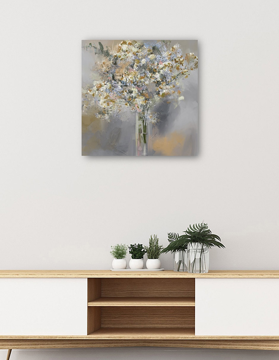 Cuadro decorativo Tribeca I técnica mixta Floreros 3
