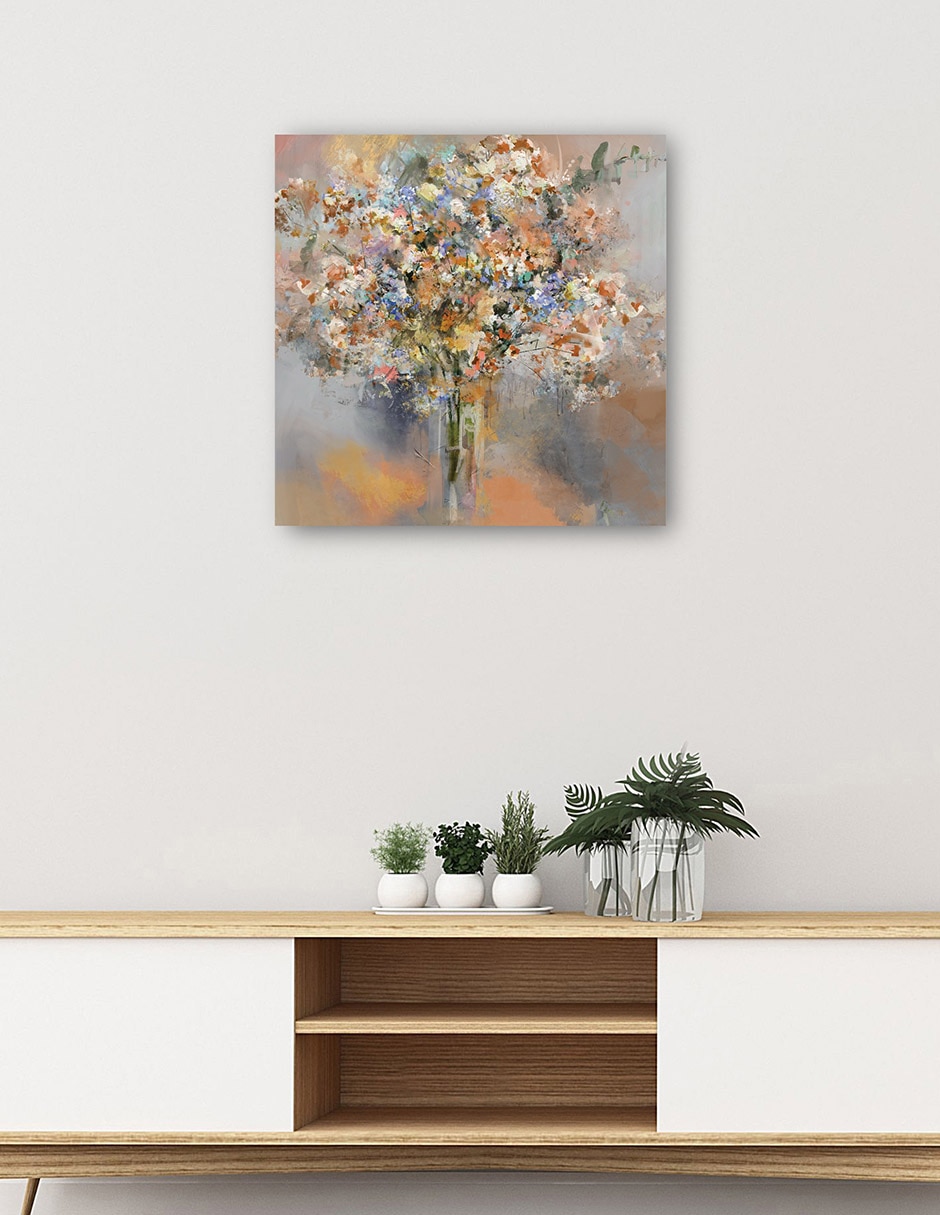 Cuadro decorativo Tribeca II técnica mixta Floreros 3