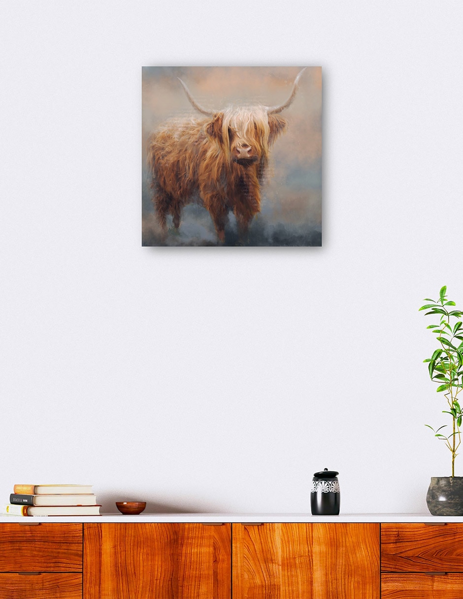 Cuadro decorativo Wally técnica mixta Animales Domésticos 2
