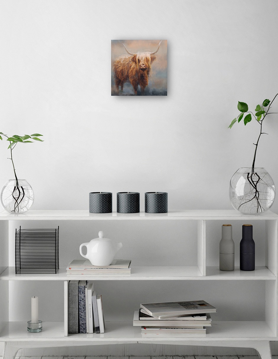Cuadro decorativo Wally técnica mixta Animales Domésticos 6
