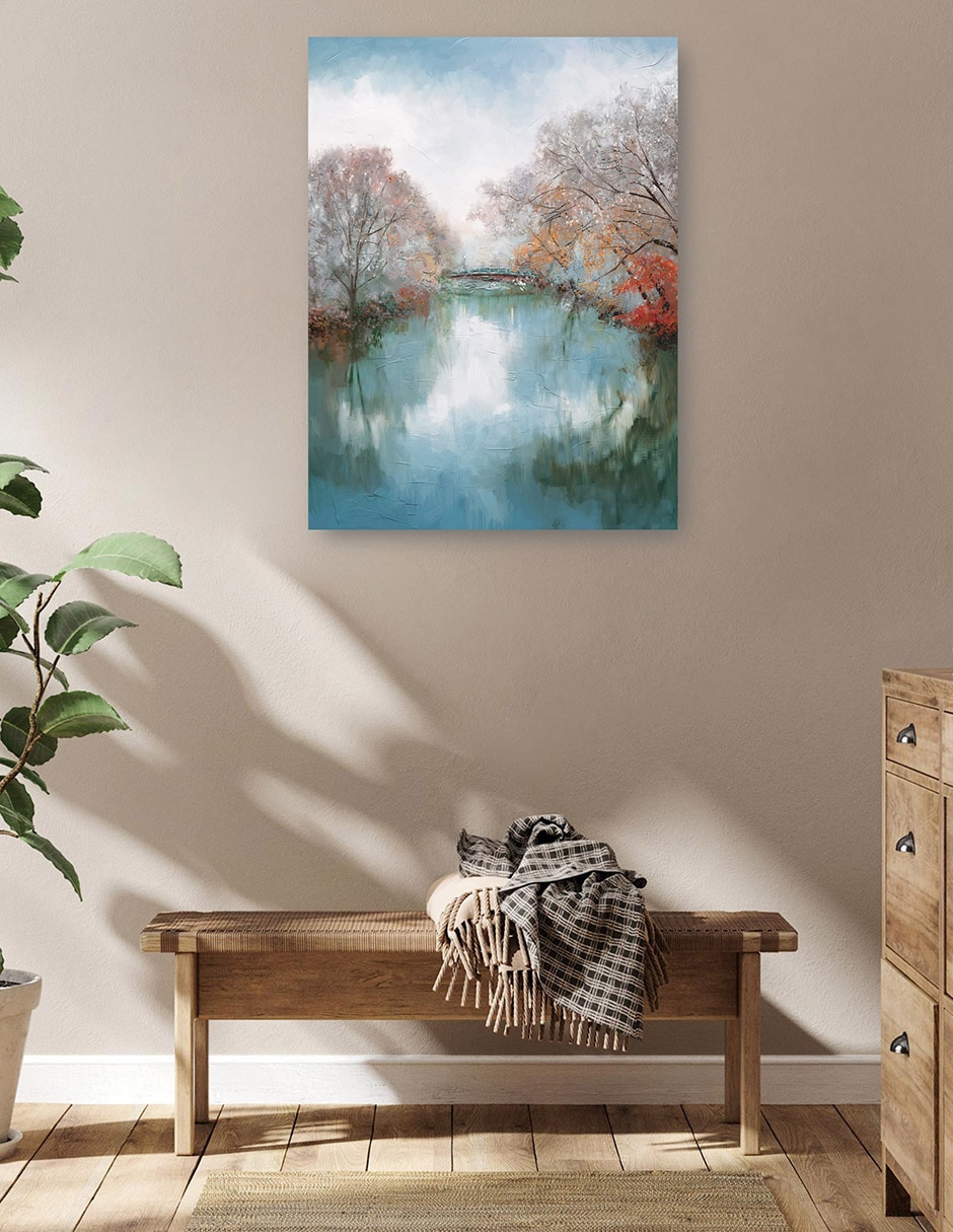 Cuadro decorativo Soñador técnica mixta Lagos 5