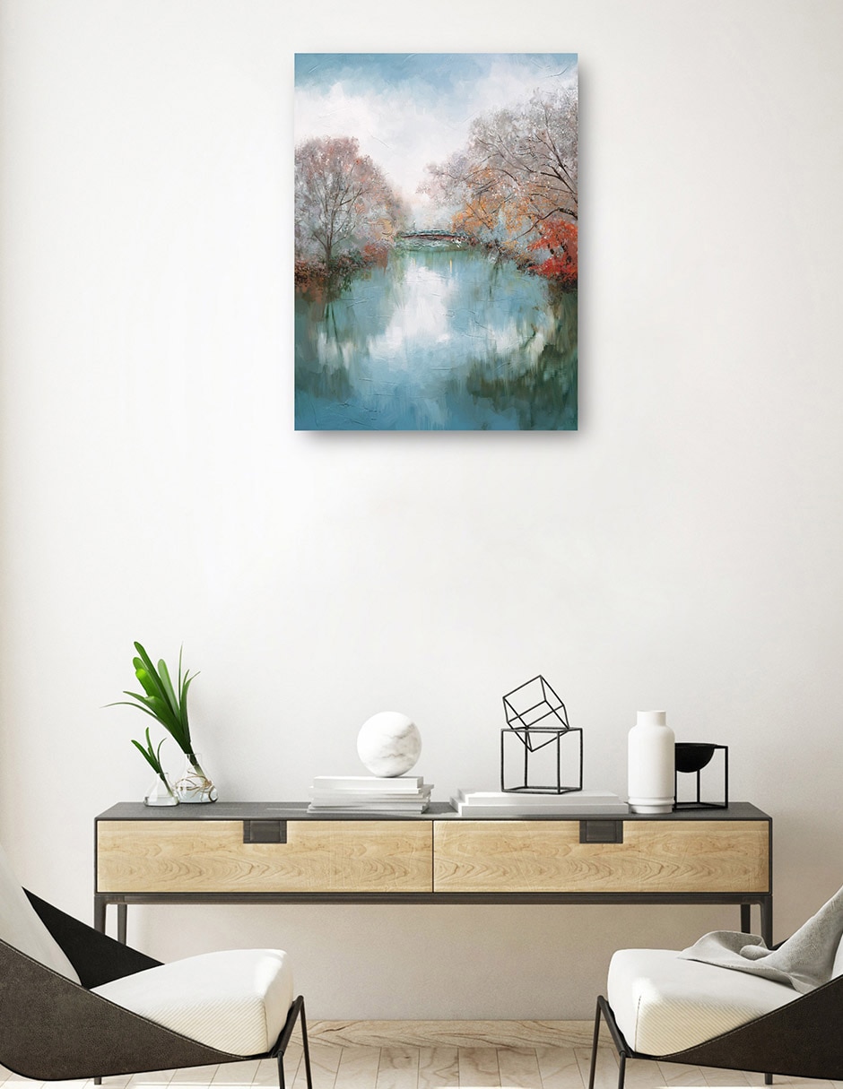 Cuadro decorativo Soñador técnica mixta Lagos 7