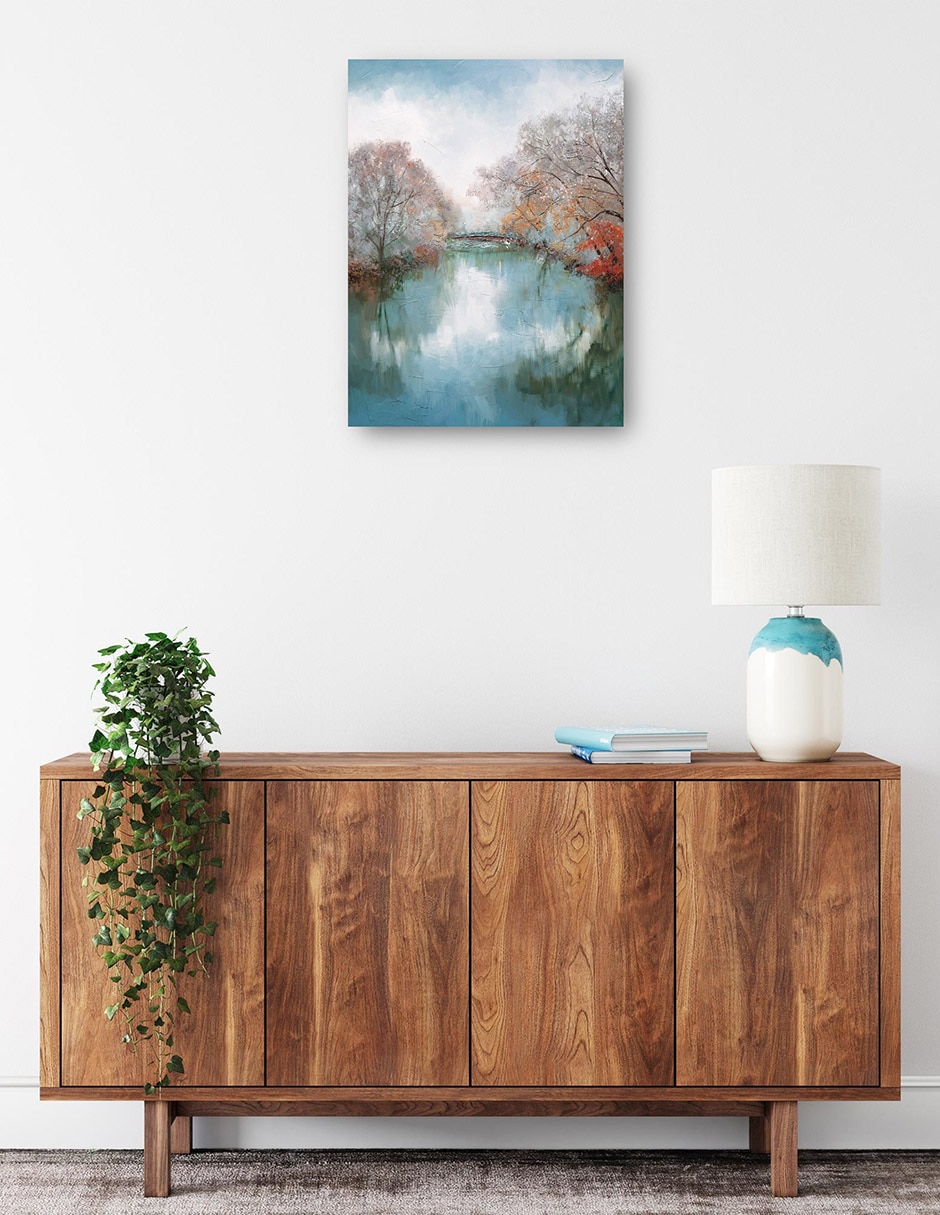 Cuadro decorativo Soñador técnica mixta Lagos 8