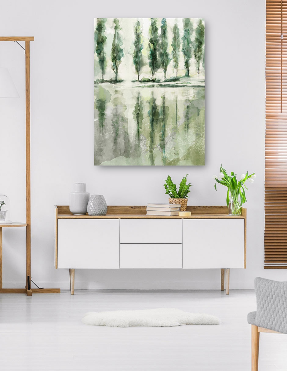 Cuadro decorativo Señales De Luz Primaveral técnica mixta Lagos 4