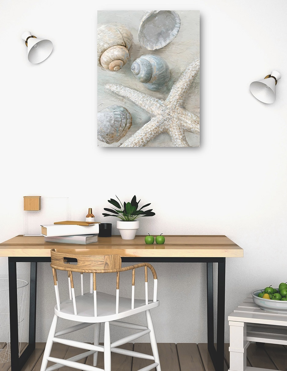 Cuadro decorativo Tesoros técnica mixta Animales Marinos 6