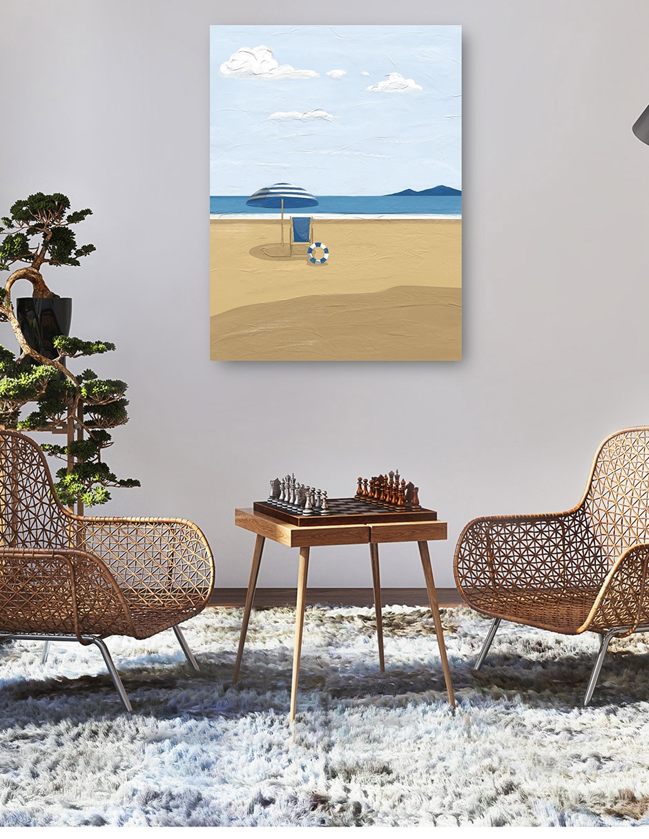 Cuadro decorativo Serie De Verano II técnica mixta Playas 5