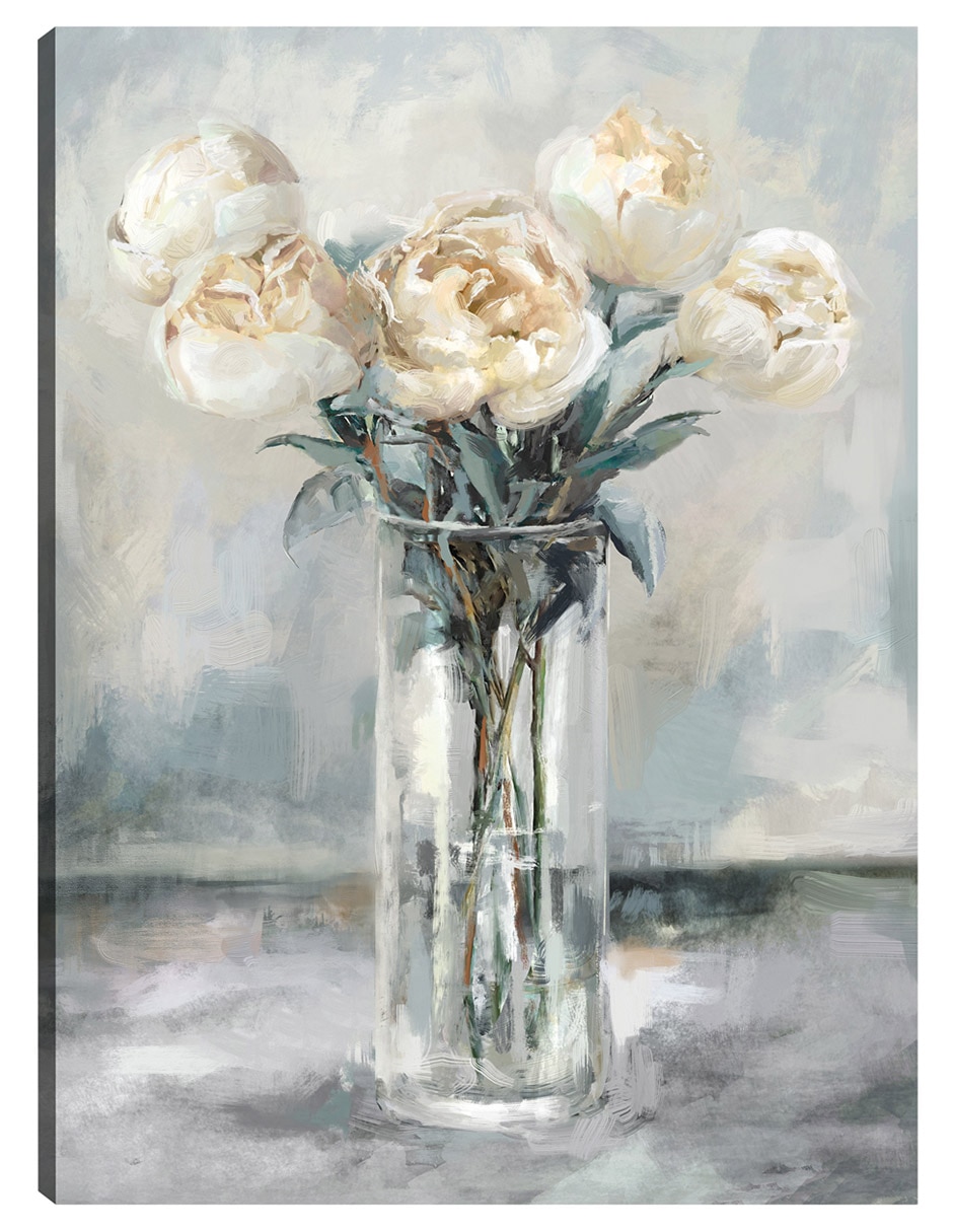 Cuadro decorativo Peonías Preciosas II técnica mixta Floral Cuadro decorativo Peonías Preciosas II técnica mixta Floral