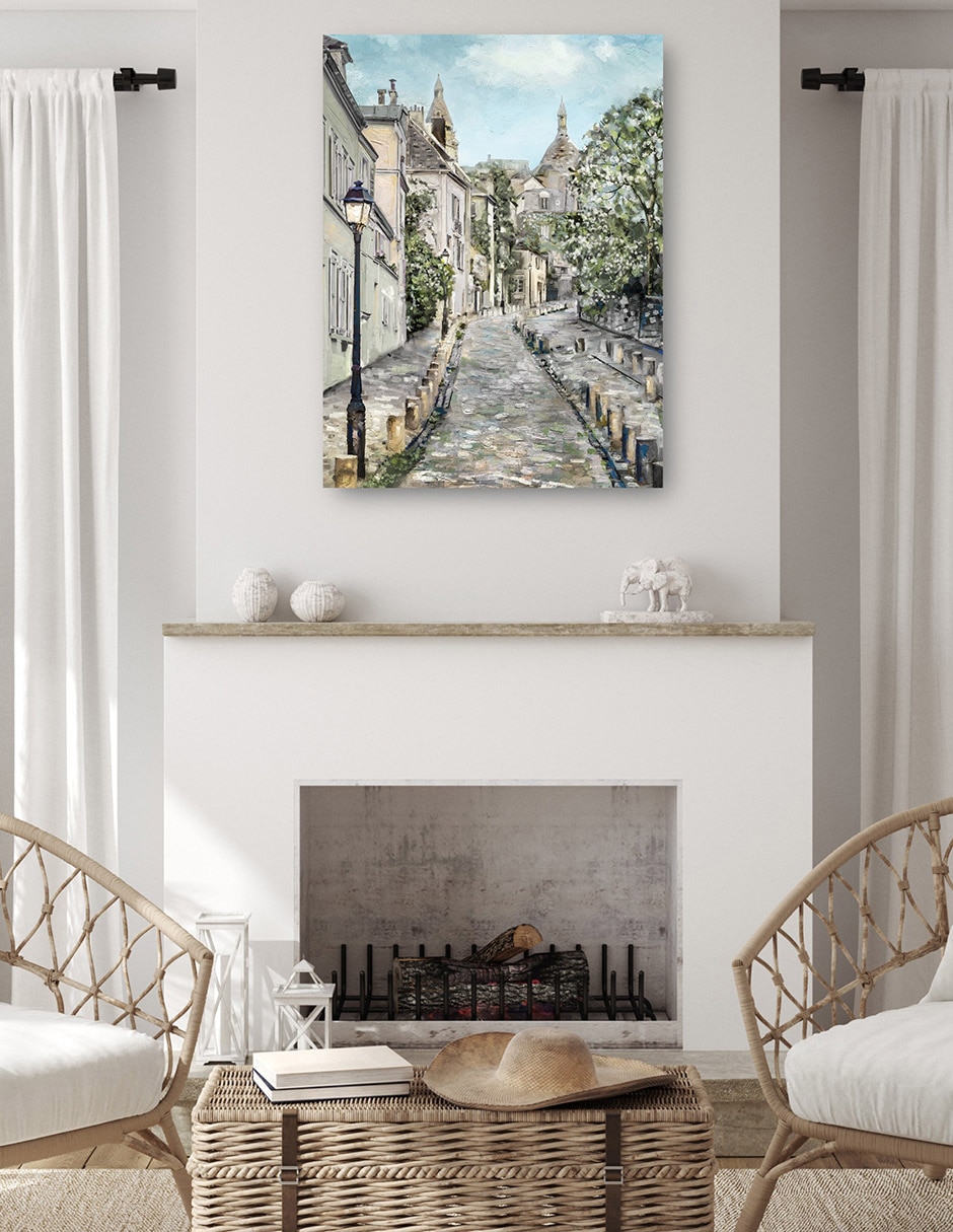 Cuadro decorativo Pasaje I técnica mixta Lugares 6
