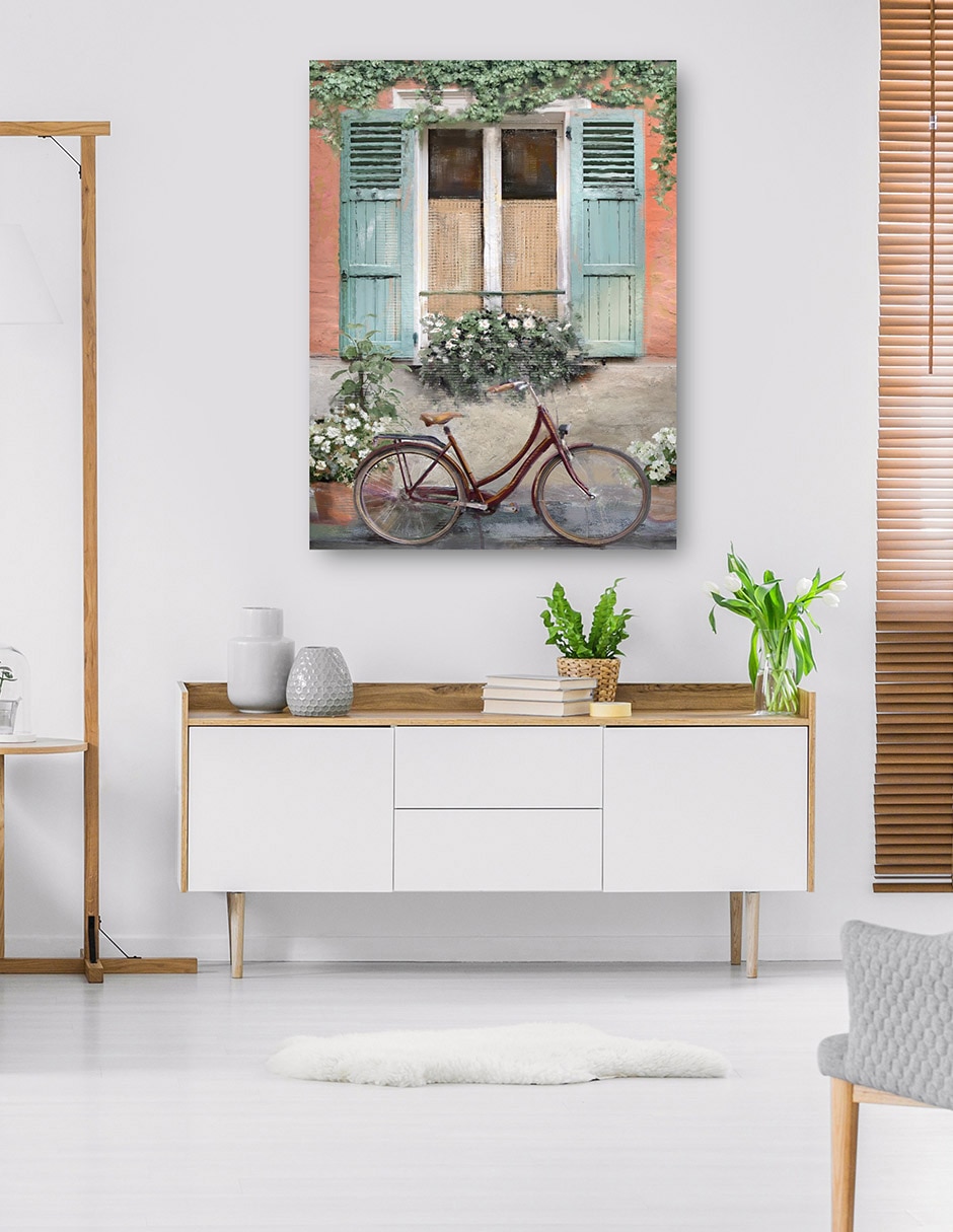 Cuadro decorativo Persianas II técnica mixta Lugares 4