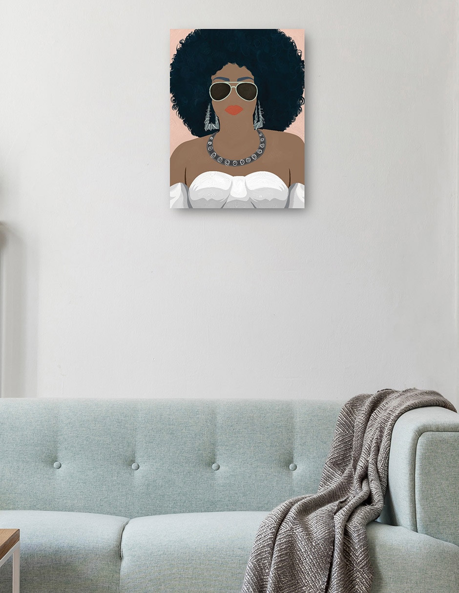 Cuadro decorativo Nala técnica mixta Gente 8