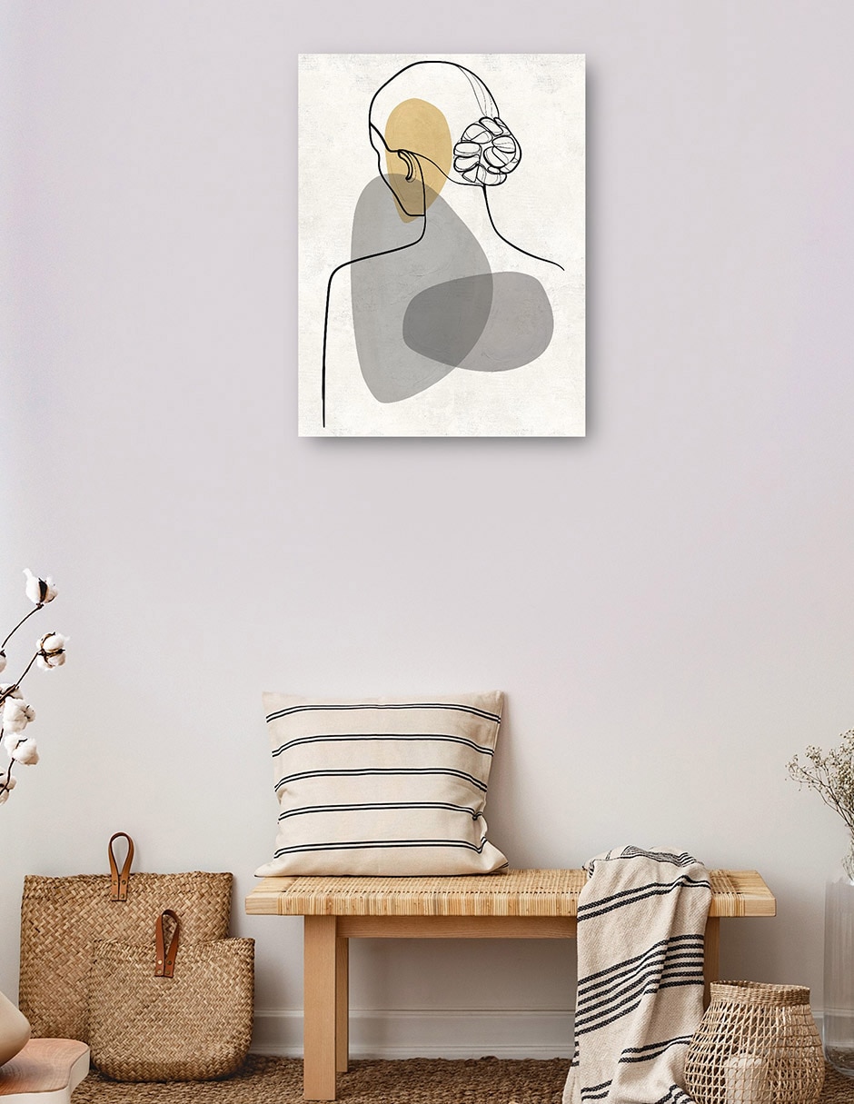 Cuadro decorativo técnica mixta Gente 7