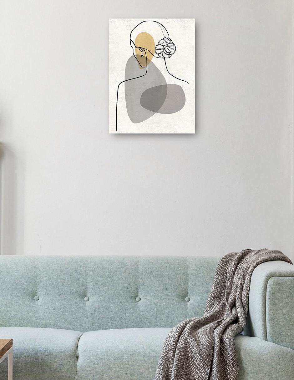 Cuadro decorativo técnica mixta Gente 8