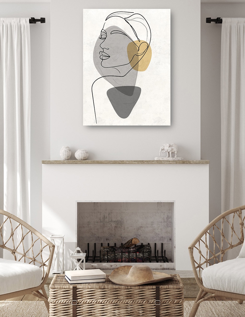 Cuadro decorativo técnica mixta Gente 6