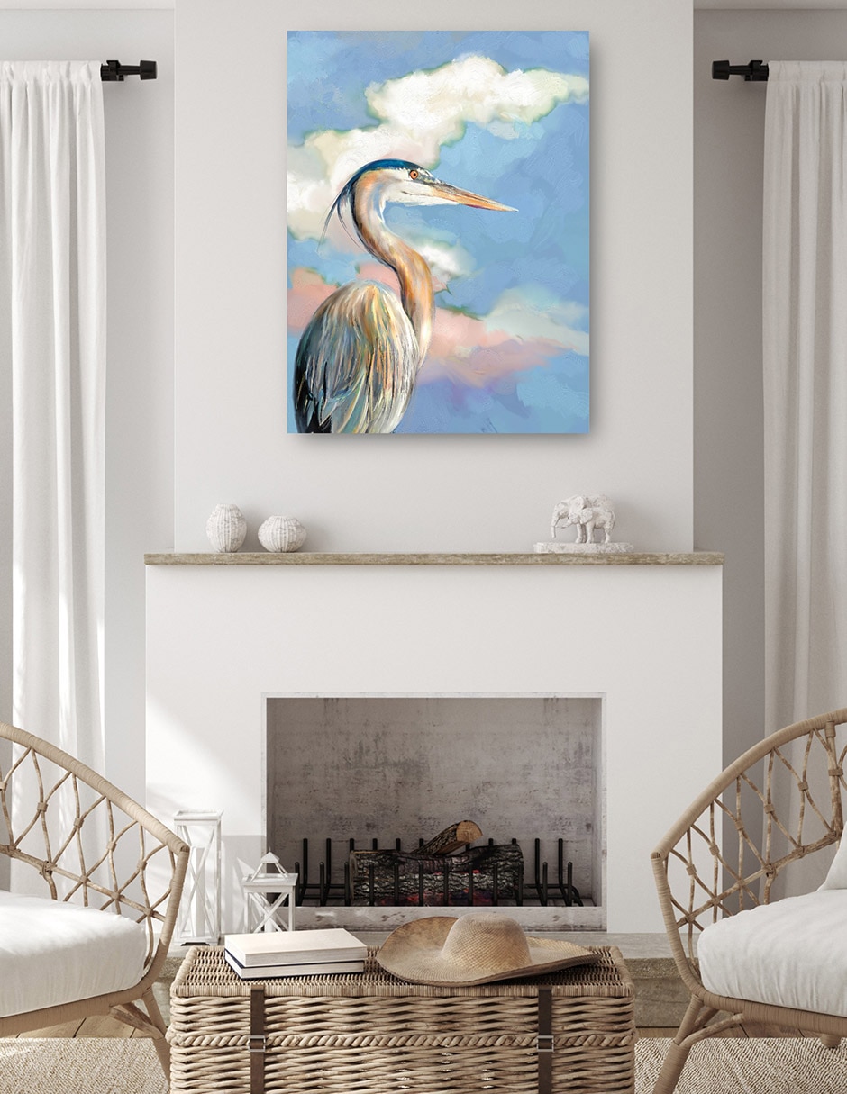 Cuadro decorativo técnica mixta Aves Silvestres 6