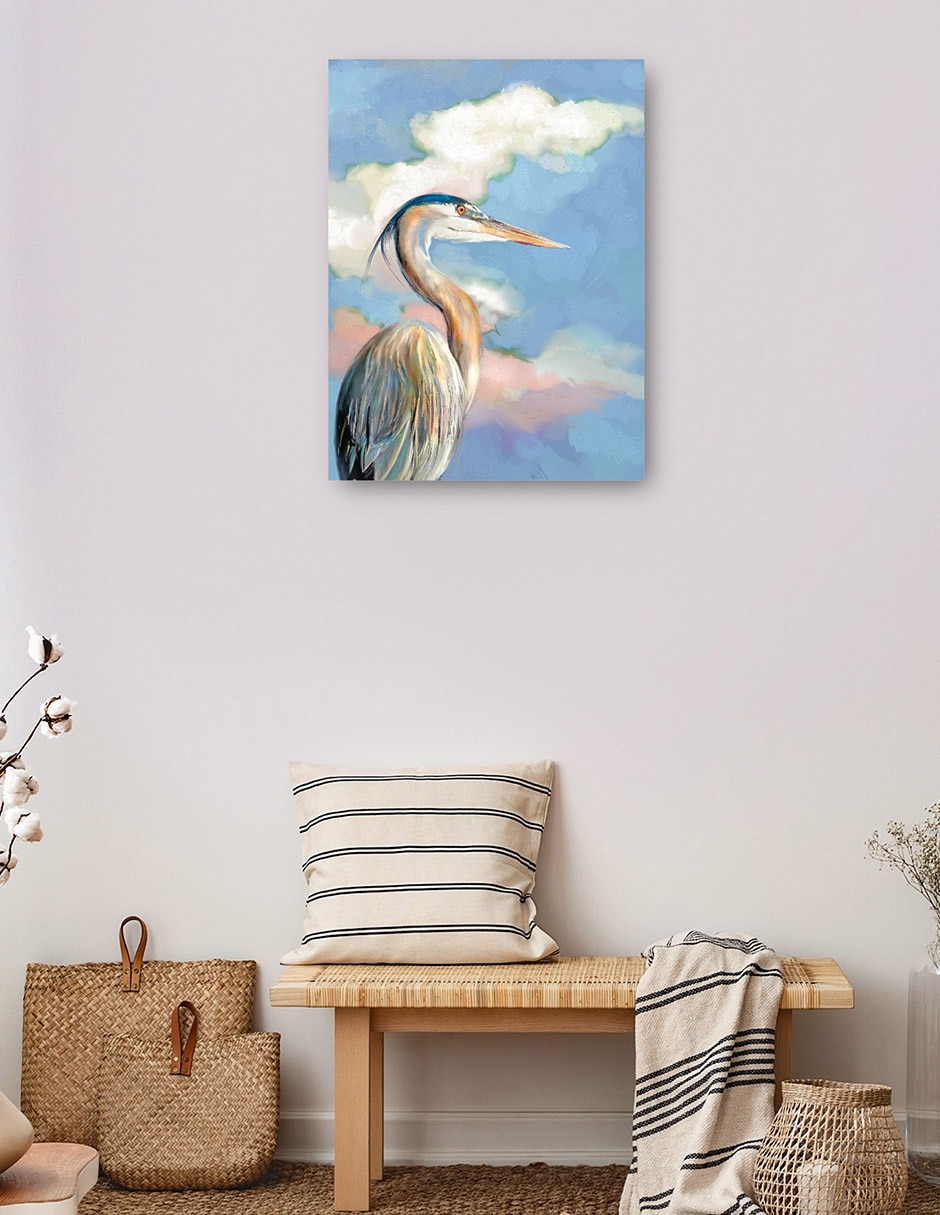 Cuadro decorativo técnica mixta Aves Silvestres 7