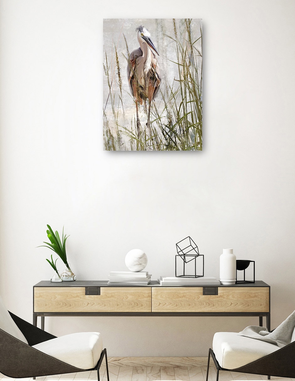 Cuadro decorativo técnica mixta Aves Silvestres 7