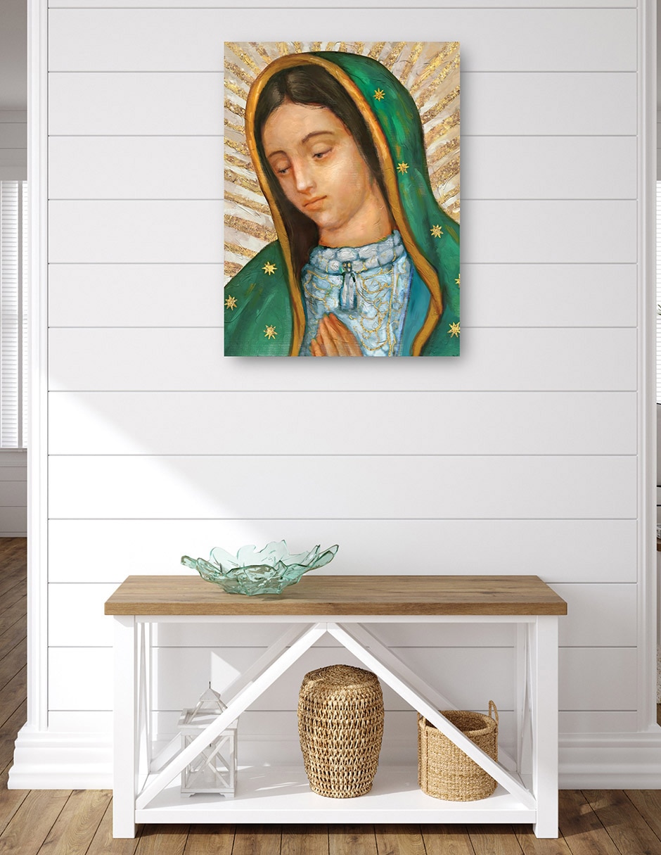 Cuadro decorativo técnica mixta Vírgenes 6