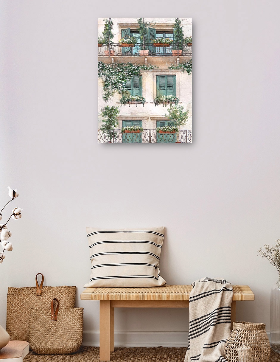 Cuadro decorativo Persianas I técnica mixta Lugares 7