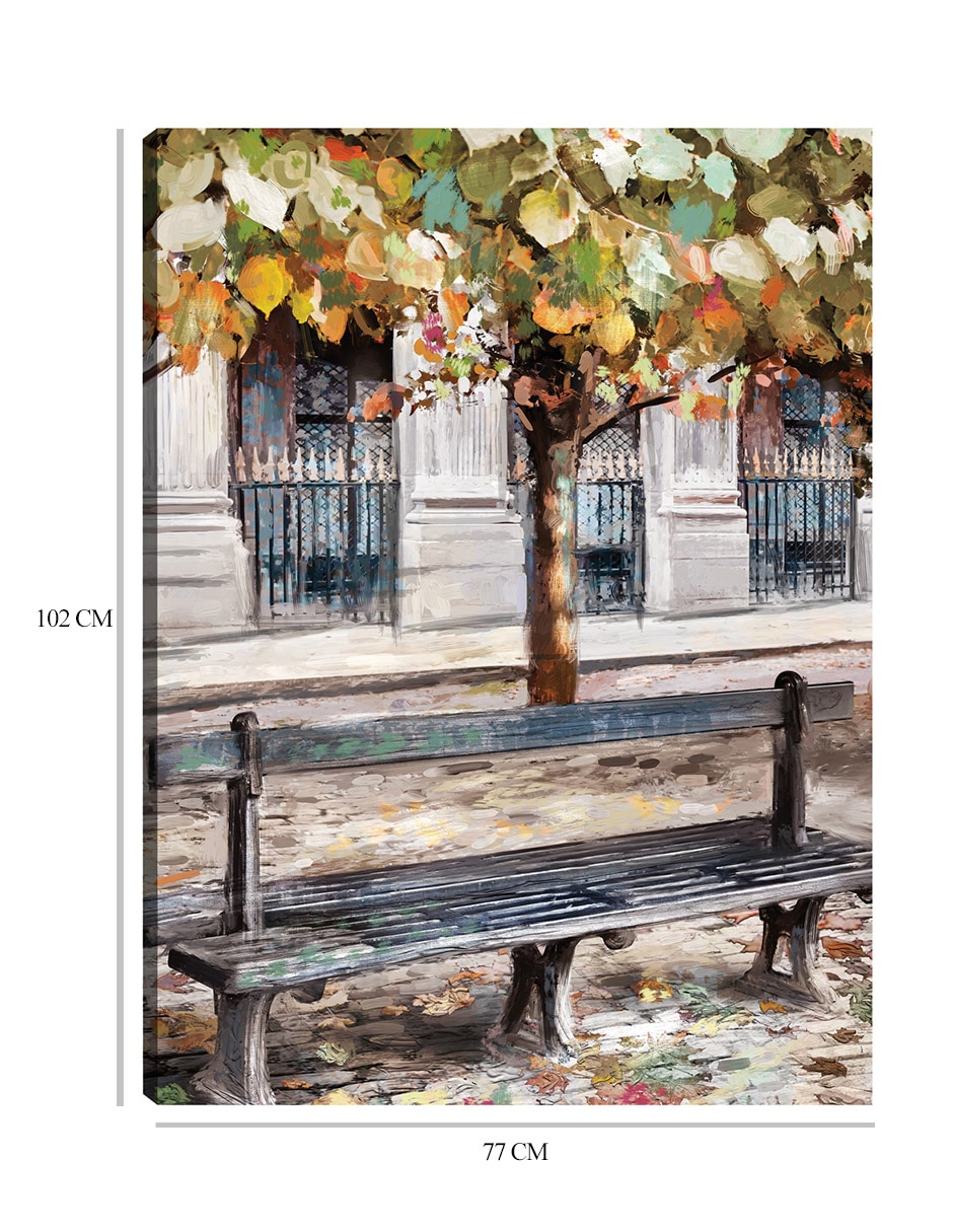 Cuadro decorativo Pausa Parisina técnica mixta Lugares 9