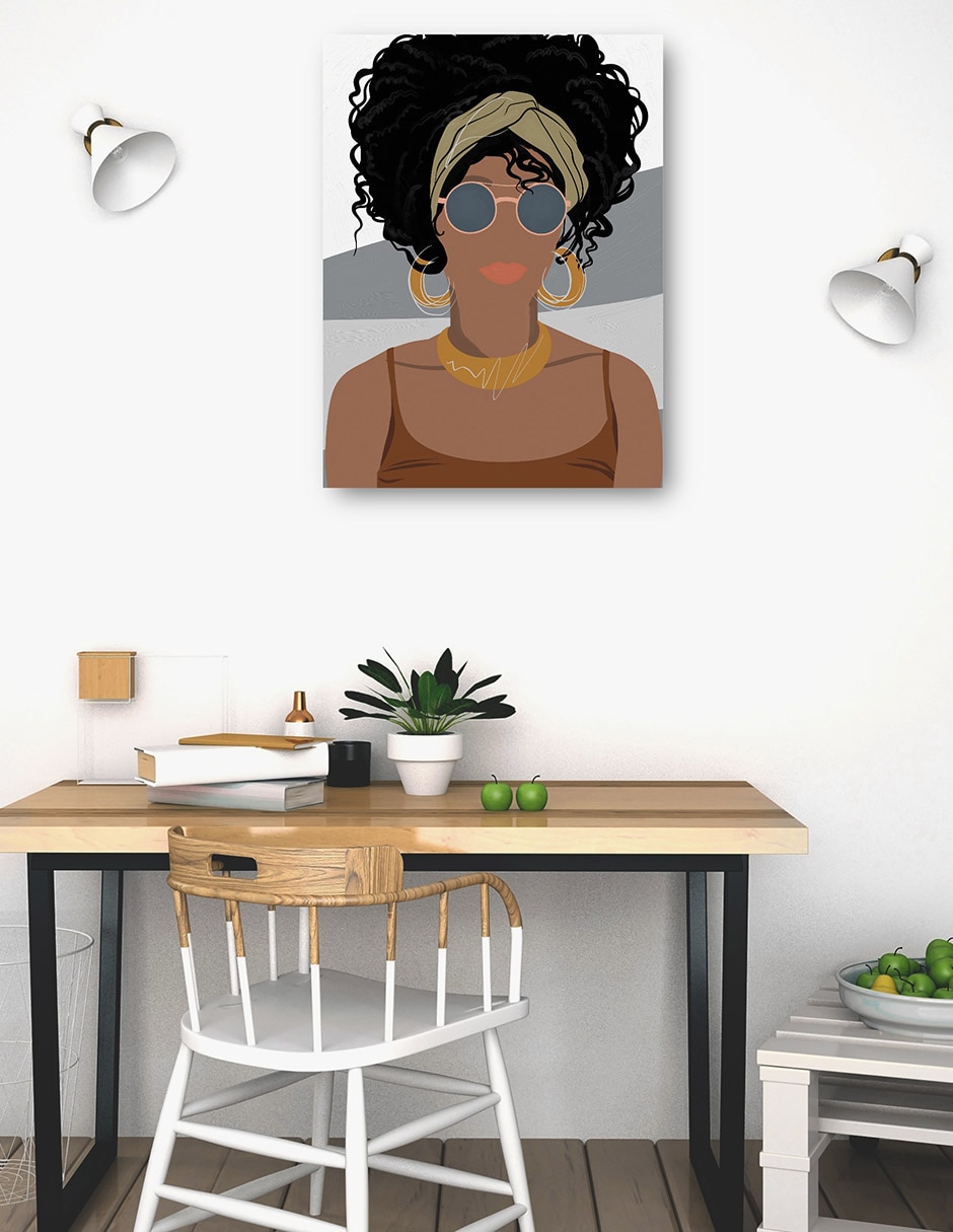 Cuadro decorativo Paz técnica mixta Gente 6