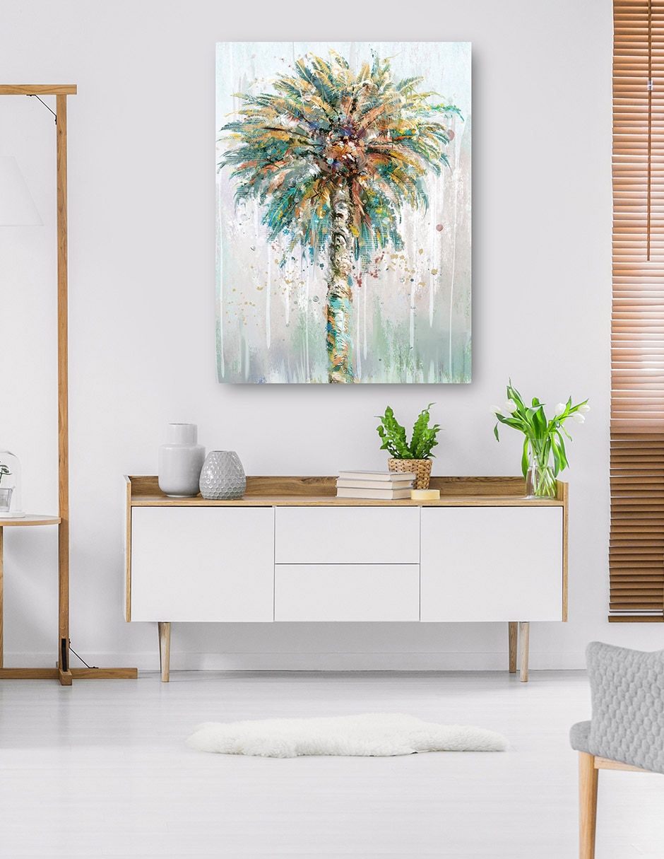 Cuadro decorativo Palma De Estudio técnica mixta Costero 4