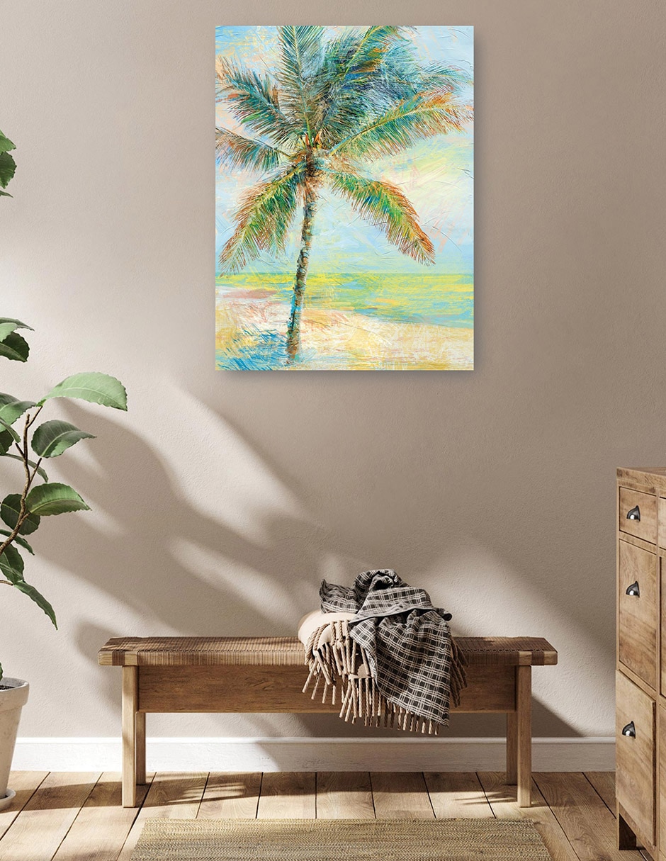 Cuadro decorativo Palma De Carnaval técnica mixta Verano 5
