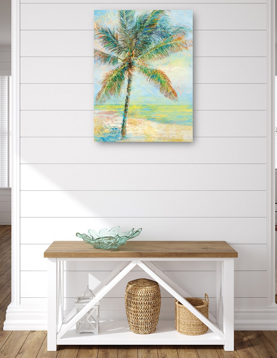 Cuadro decorativo Palma De Carnaval técnica mixta Verano 6